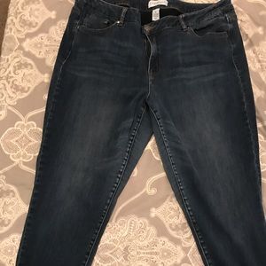Lane Bryant Dark Wash Stretch Skinny Jeans Size 20
